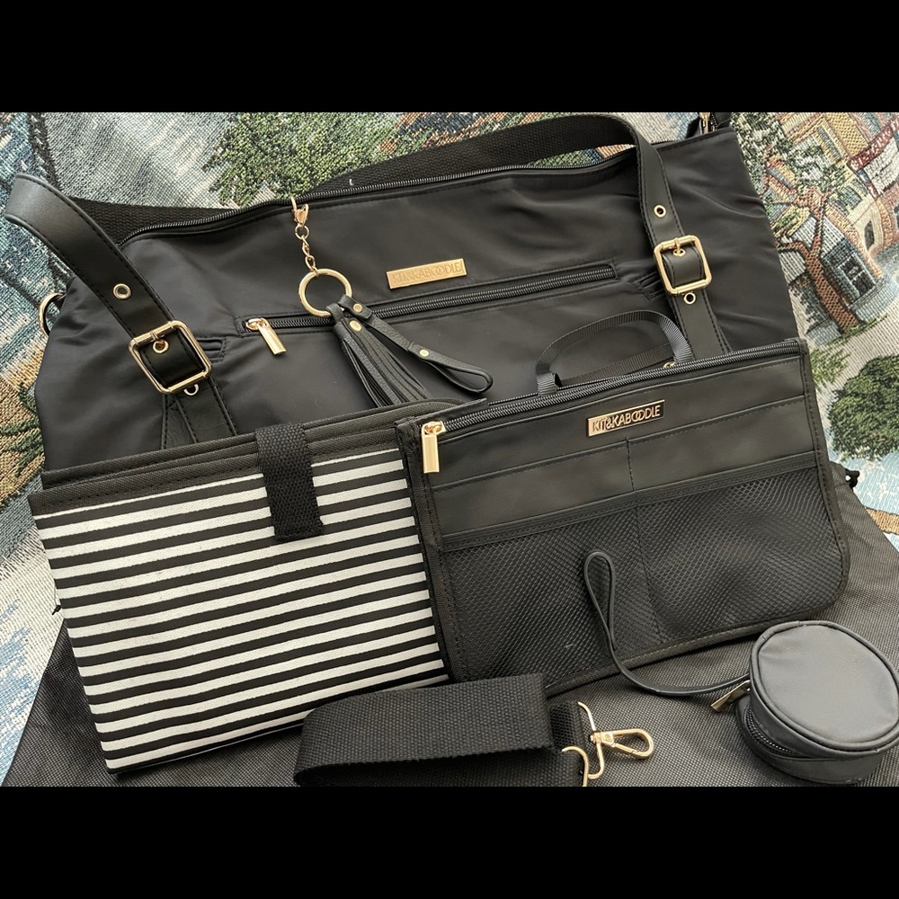 Diaper Bag Set / RARE Kit&Kaboodle Baby Designer